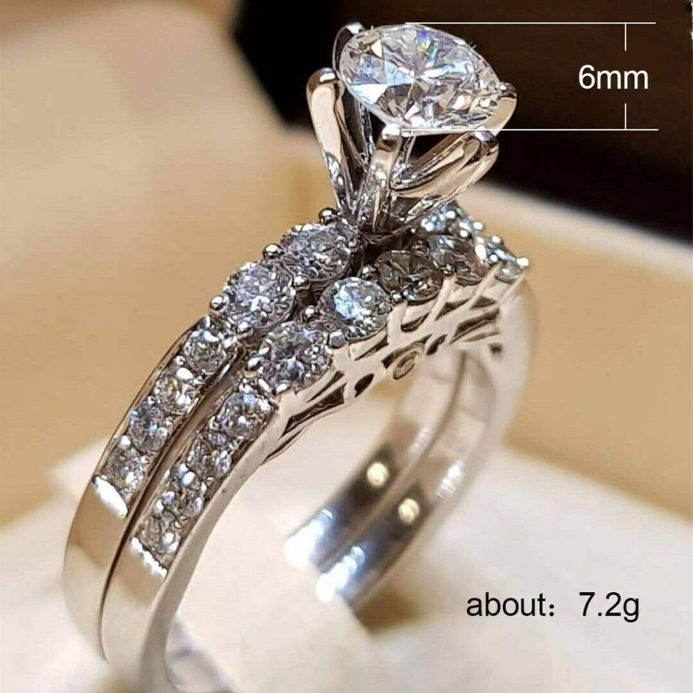 Elegant Women Set Rings - Picture 2 of 2